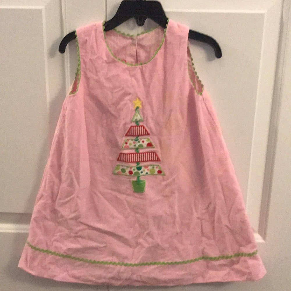 Girls adorable boutique Christmas dress